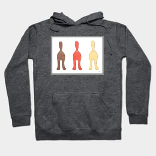 3 Cat Butts #1 Hoodie